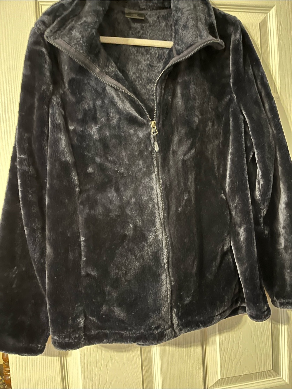 Men's Plush Zip-Up Jacket - Dark Blue 32 Degrees